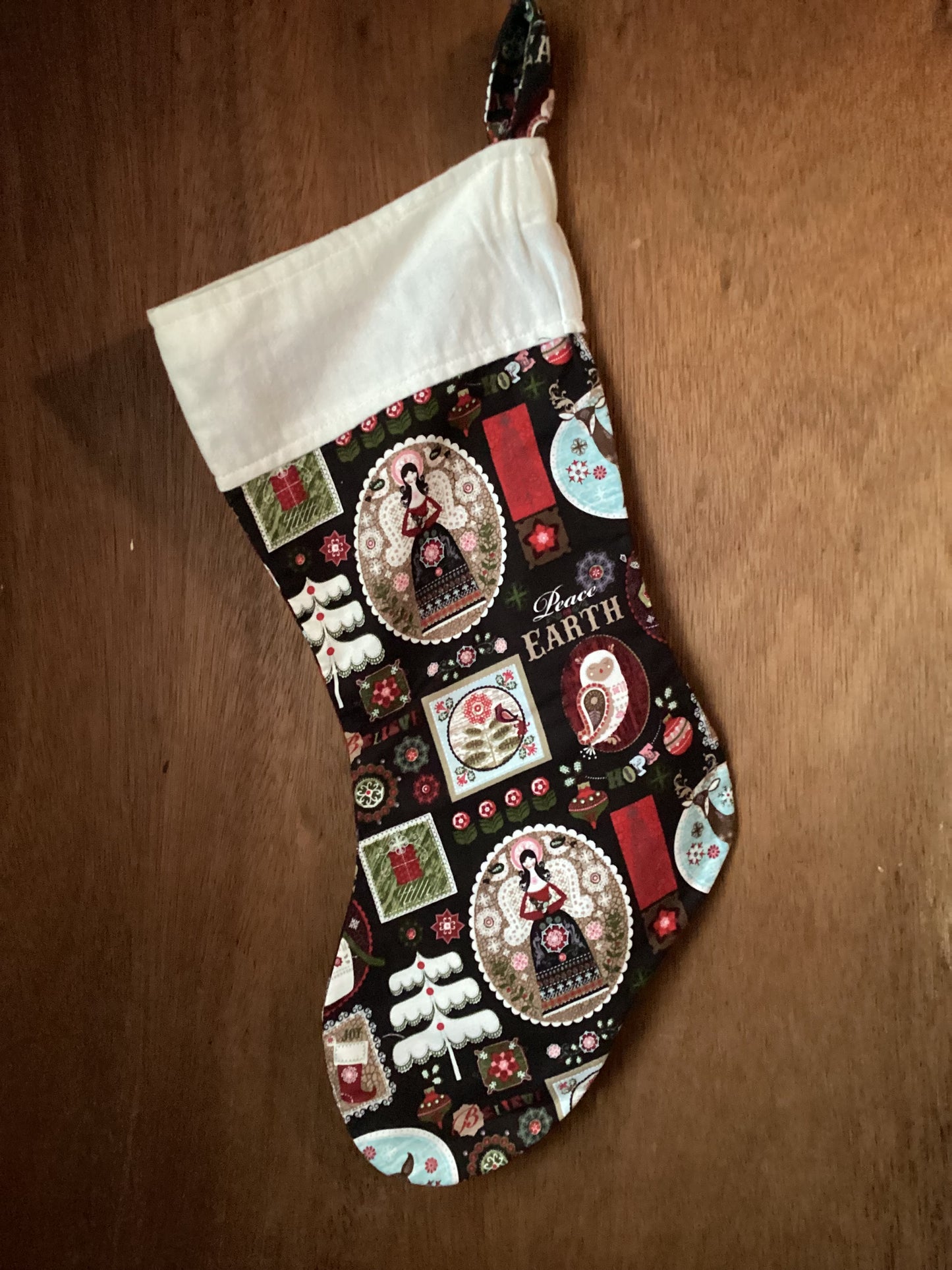 Fabric Christmas Stocking