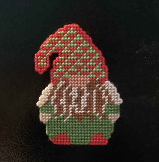 Christmas Gnome Refrigerator Magnet