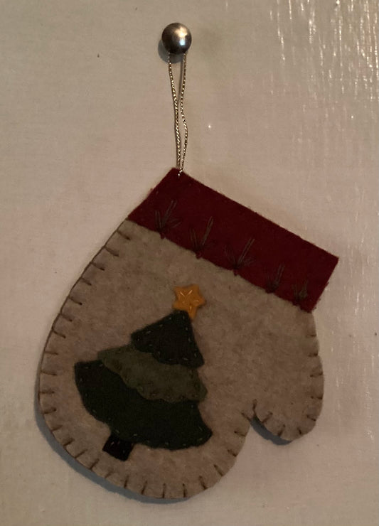 Felt Mitten Ornaments