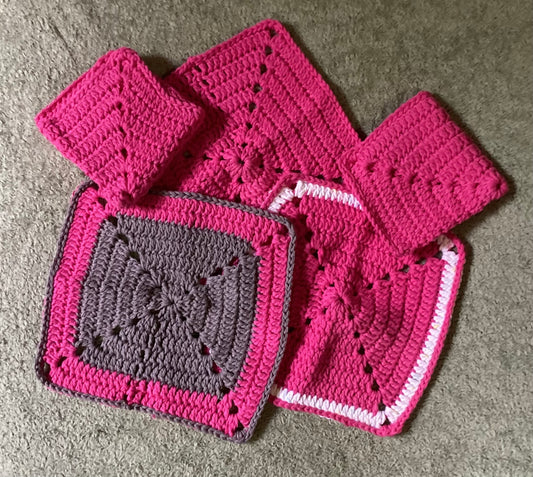 Cotton Dishcloths - Spring Colors