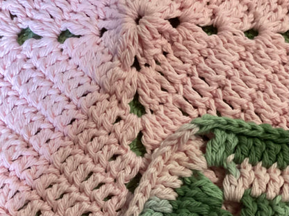 Cotton Dishcloths - Pinks
