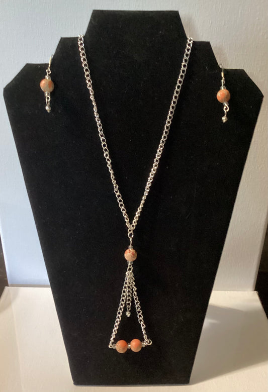 Necklace and Earrings