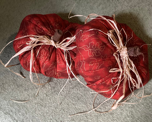 Fabric Pumpkins