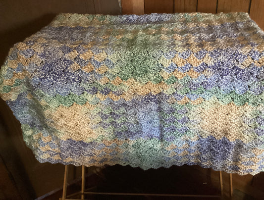 Springtime Crocheted Blanket